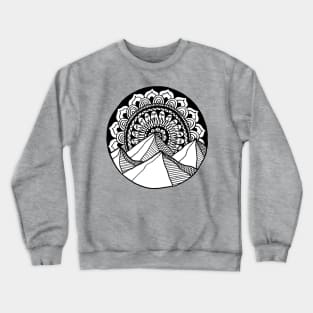 Mountain Mandala Crewneck Sweatshirt